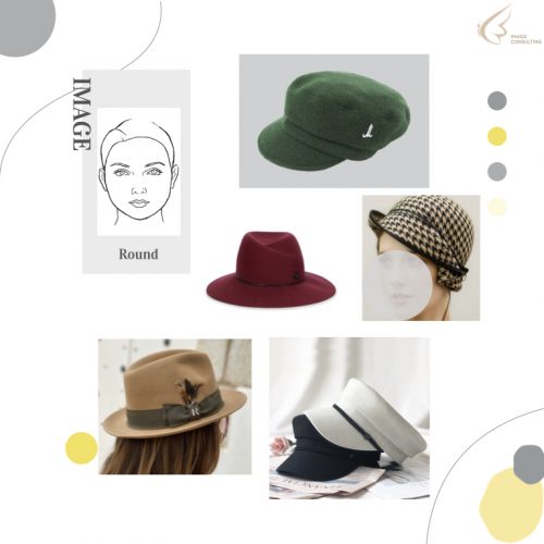 Hats for a round face