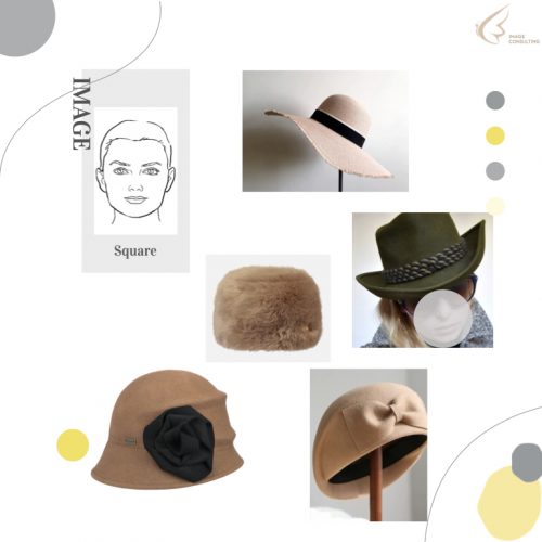 Hats for a square face