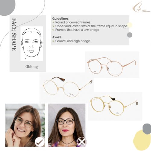 eyeglasses for oblong face shape